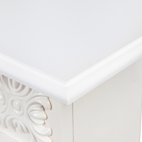 Портал для электрокамина Dominica STD WT угловой