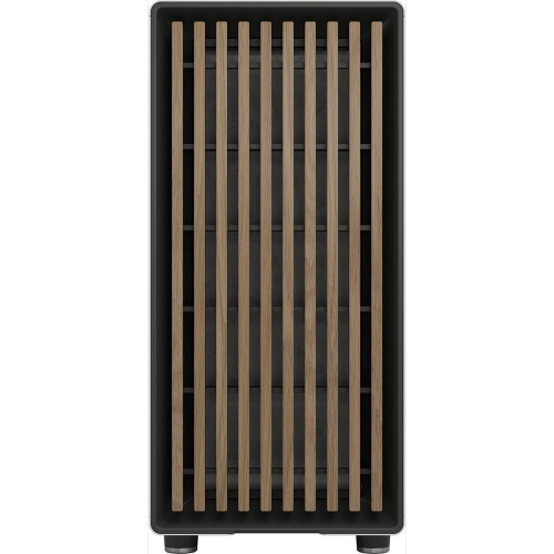 Корпус Fractal Design North (FD-C-NOR1C-03), без БП, Midi-Tower, 2x140mm, 2xUSB-A 3.2 + 1xUSB Type-C ATX, mITX Wood panel, Chalk White