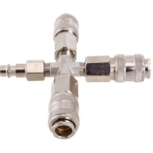 Разветвитель пневматический на 3 выхода со штуцером Pegas pneumatic 3304