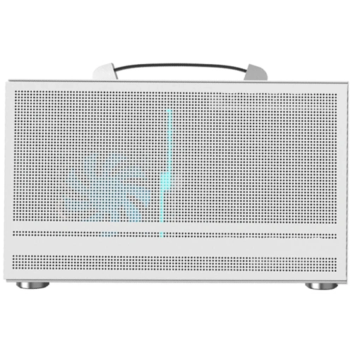 Корпус PcCooler I100 Pro Mesh WH, без БП, Compact, White, SPCC, no fans ITX 60/300/SFX PSU support, 1x2.5", 2xPCI 1xUSB-C 3.1 308x128x190