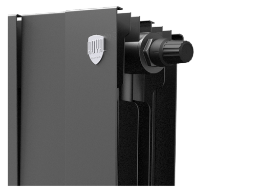 Биметаллический радиатор отопления  Royal Thermo Pianoforte 500 Vdr80 10 Секций Noir Sable