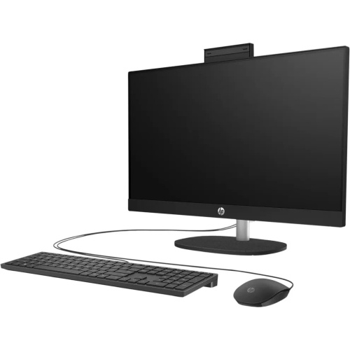 Моноблок HP 24-cr2053ci (C84E2EA) Full HD U5 225U (1.7) 16Gb SSD512Gb Iris Xe без ОС GbitEth WiFi BT 90W клавиатура мышь Cam черный 1920x1080