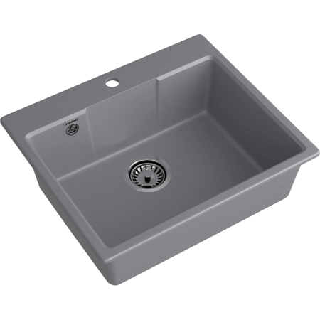 Кухонная мойка GRANFEST Urban 658 dark gray