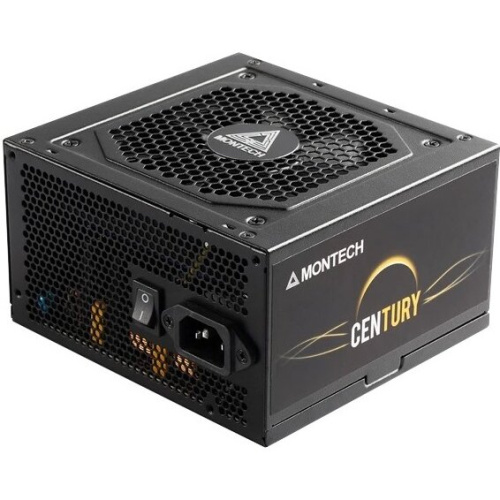 Блок питания Montech Century 850W / ATX 2.43, APFC, 80 Plus Gold, Full Bridge LLC, DC-DC, Japan caps, 120mm fan, full modular