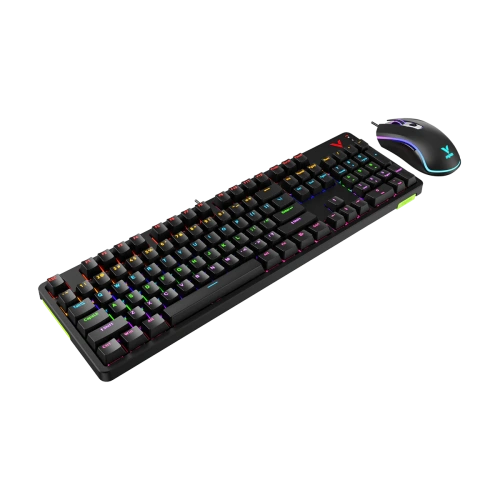 Клавиатура+мышь проводная RAPOO V185S черный