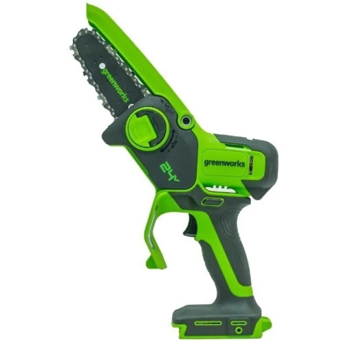 Цепная мини-пила аккумуляторная GreenWorks G24MCS10 24V без АКБ и ЗУ (2008207)