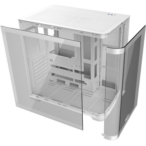 Корпус RAIJINTEK CO LTD Atreus BT7 (0R20B00256), без БП, Midi-Tower, TG, 7x120mm ARGB, 2xUSB-A 3.0 + 1xUSB Type-C , E-ATX, ATX, mITX White