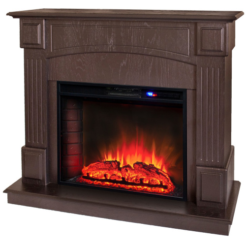 Электрокамин RealFlame Carolina DN орех c Sparta 25,5 LED