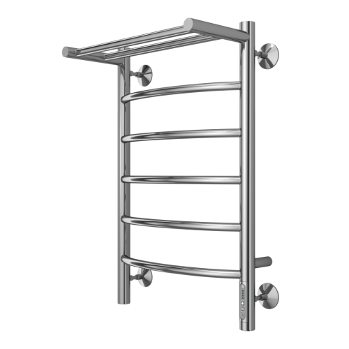 Электрический полотенцесушитель Terminus Классик П6 400х650 quick touch с полкой