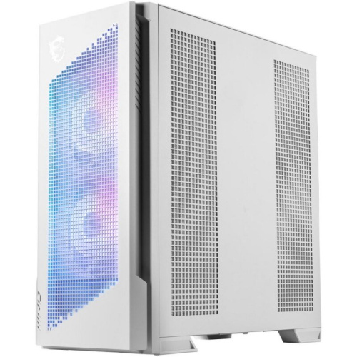 Корпус MSI MPG Velox 300R Airflow PZ White (306-7G27W21-JA4 / 306-7G27W14-JA4), Global, 2xUSB 3.2 Gen 1, 1xUSB 3.2 Gen2¶Type-C, 2x160mm ARGB Fan, 1