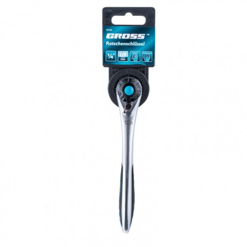 Ключ трещоточный GROSS 14135 120 зубьев 1/4"