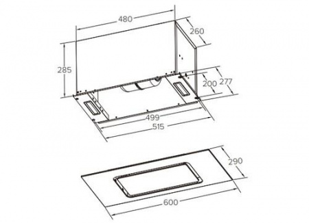 Вытяжка полновстраиваемая Haier HVX-BI652GB черный/черный
