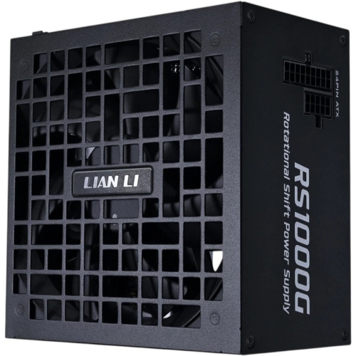 Блок питания Lian Li RS1000G (G9P.RS1000G.B000.RU) / Black / ATX 3.1, 1000W, 80 Plus Gold, PCIe 5.1, APFC, 135mm FDB Fan, Fully Modular