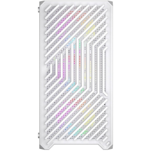 Корпус 1STPLAYER Trilobite T5 White (T5-WH-4F1-W)/mATX, TG/4x120mm LED fans inc.