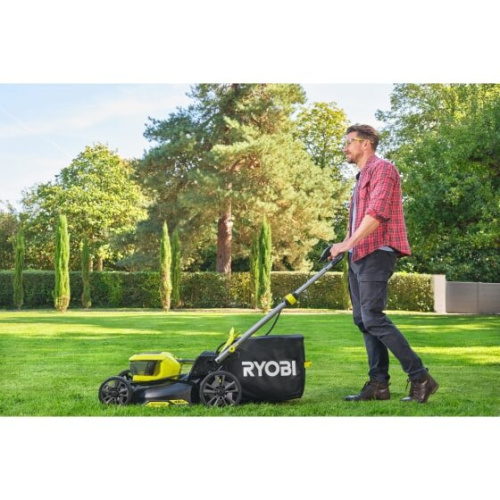 Газонокосилка Ryobi RY18LMX46A-0 (5133005789) аккумуляторная 46см без АКБ и З/У