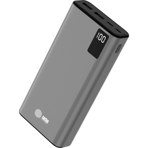 Мобильный аккумулятор Cactus CS-PBFSFA-20000 серый