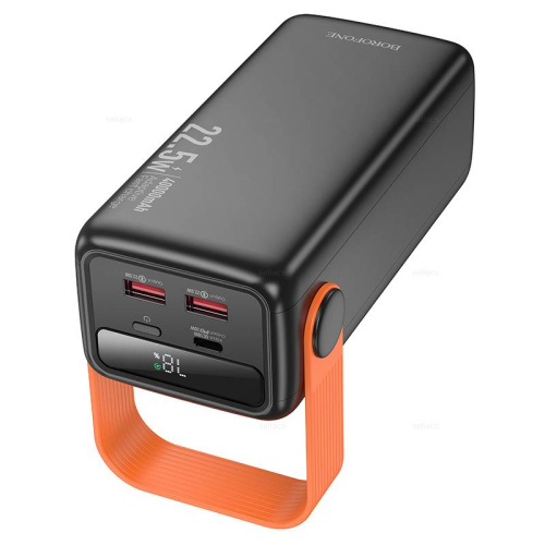 Аккумулятор внешний резервный BOROFONE BJ66 Magnifico 22.5W+PD20W fully compatible power bank 40000mAh черный