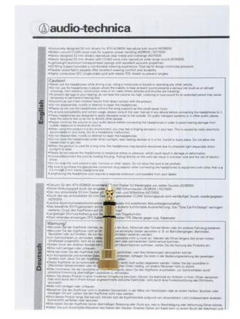 Проводные наушники Audio-Technica ATH-AD500X черный