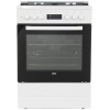 Комбинированная плита Beko FSE62330GWD белый