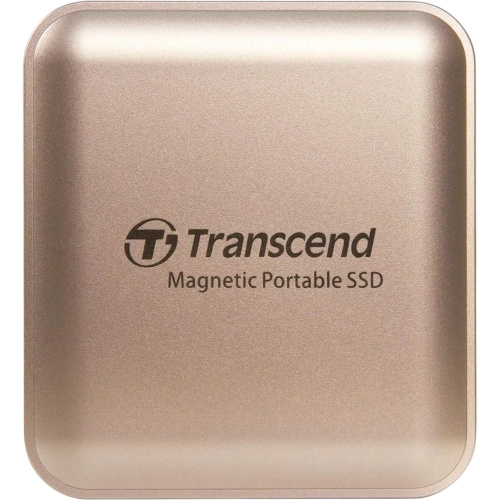 Внешний SSD Transcend ESD420C (TS2TESD420G), 1TB, USB 20Gbps, Type C, Magsafe, Золото