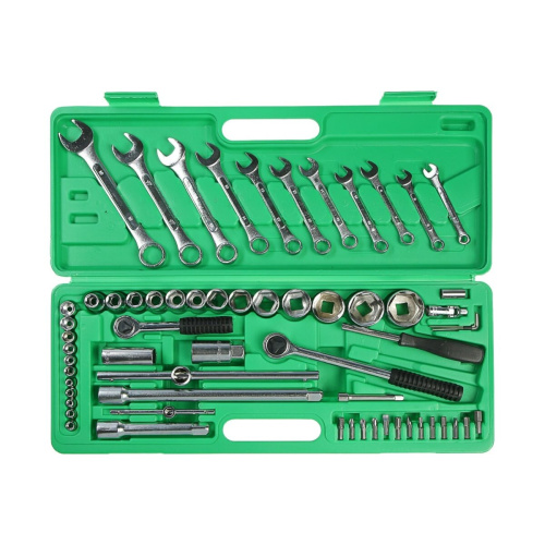 Набор инструментов универсальный Tundra 881867 1/2" и 1/4"/в кейсе/66 предметов