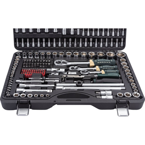 Набор инструмента RockForce RF-38841 1/2 1/4 3/8DR с 6-гранными головками 216 предметов
