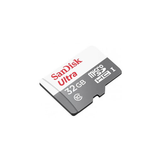 Карта памяти microSDHC SanDisk Class 10 Ultra UHS-I (SDSQUNR-032G-GN3MA) 32Gb 100MB/s +SD адаптер