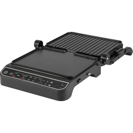 Электрогриль Hyundai HYG-7000 серебристый и черный