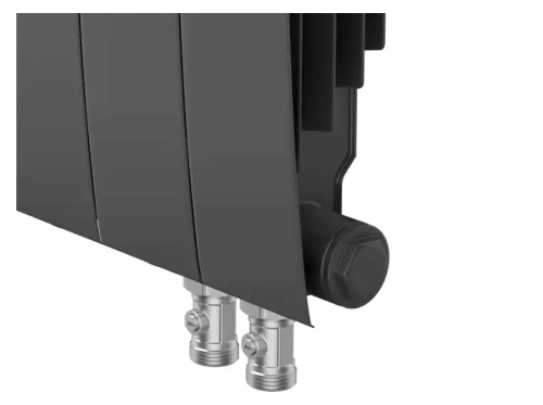 Биметаллический радиатор отопления  Royal Thermo Biliner 350 Vdr 14 Секций Noir Sable
