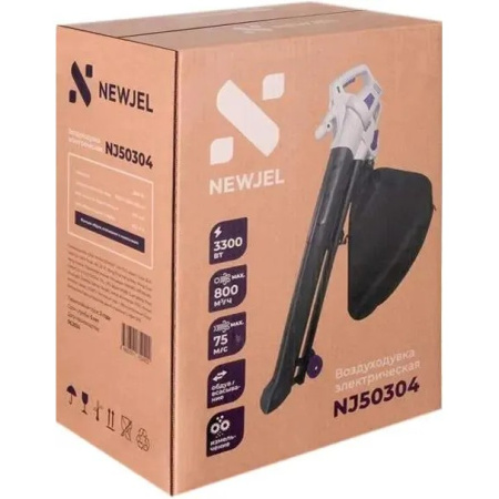 Воздуходувка Newjel NJ50304 3000Вт черный