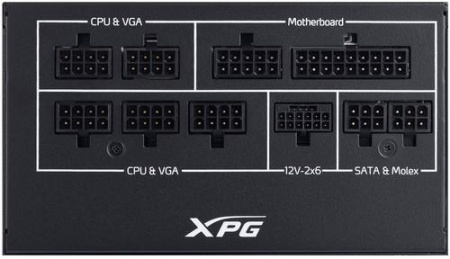 Блок питания ADATA XPG CORE REACTOR II VE 650W [COREREACTORIIVE650G-BKCEU] черный