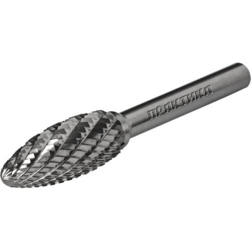 Борфреза твердосплавная Практика тип H эллипсовидная (644-535) 12 х 32 мм, хвостовик 6 мм