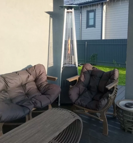 Уличный газовый обогреватель WWT 13I Black mini 1.8m