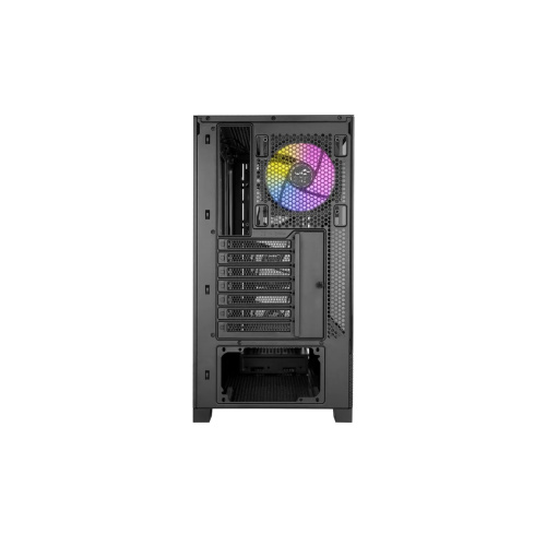 Корпус SAMA V42 Black (V42-BKAMA4X1-GL), без БП, Midi-Tower, TG, 4x120mm ARGB, 2xUSB 3.0 + 1xUSB 3.2 Type-C, ATX, mITX