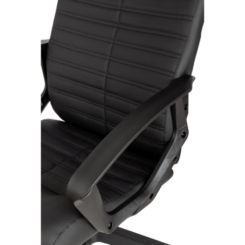 Кресло руководителя Бюрократ CH-480LT черный эко кожа крестовина пластик