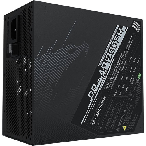Блок питания Gigabyte GP-AP1200PM ATX 1200W 80+ platinum 24+2x(4+4) pin APFC 140mm fan 16xSATA Cab Manag RTL