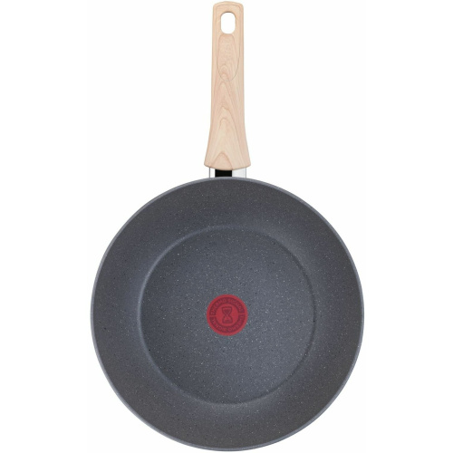 Сковорода ВОК Tefal Natural Force G2661972, без крышки, серый