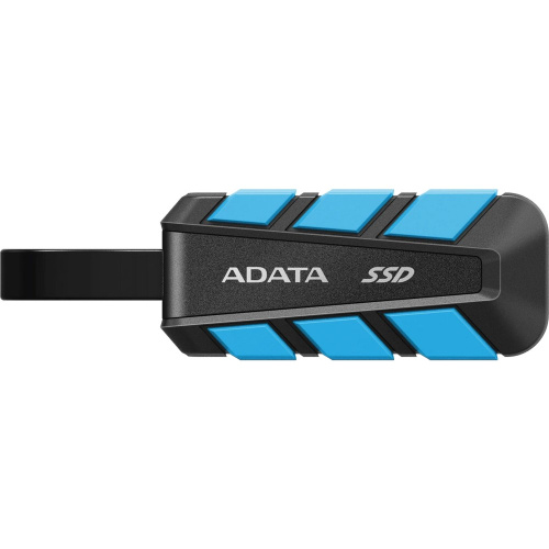 Внешний SSD ADATA SC740 (SC740-2000G-CBU) 2.0Tb (USB3.2 gen 2 type C, 1050/1000Mbs, 122x41x22mm, 40g, защита от падения, встроенный кабель)