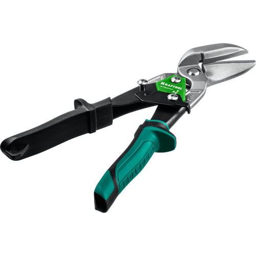 Ножницы по металлу KRAFTOOL Alligator 2328-OL Левые усиленные, с выносом, 250мм