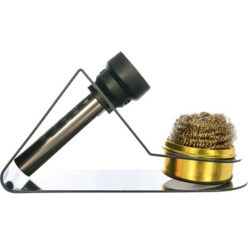 Подставка под паяльник Rexant металл, стружка для очистки жала