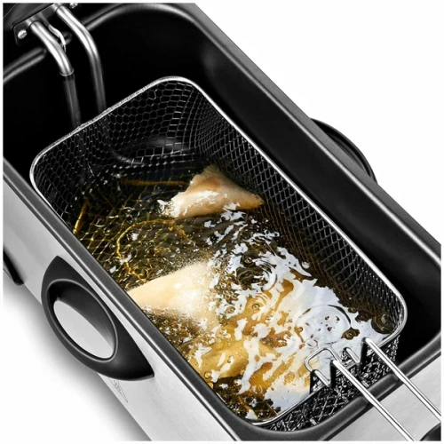 Фритюрница KitFort КТ-4052 серебристый/черный