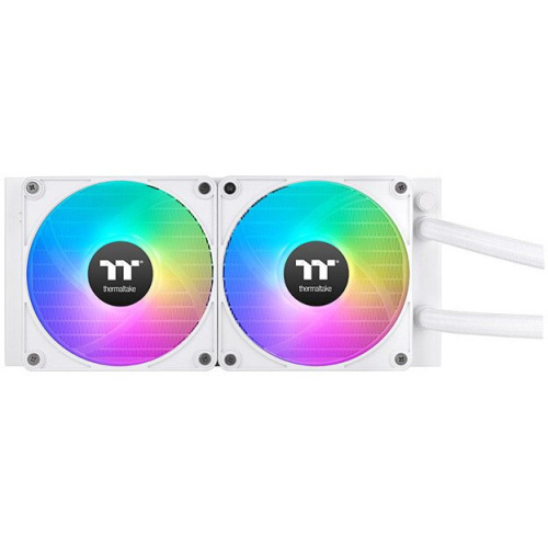 СВО Thermaltake TH280 V2 Ultra EX Snow ARGB (CL-W427-PL14SW-A) Soc-AM5/AM4/1151/1200/1700 белый 4-pin 30.7dB Al+Cu LCD Ret