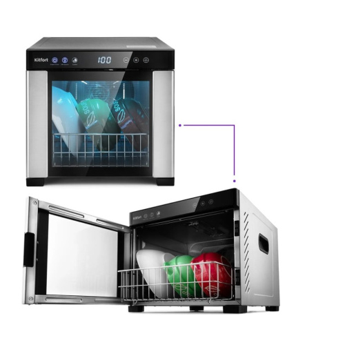 Сушка для фруктов и овощей Kitfort КТ-1916 нержавеющая сталь