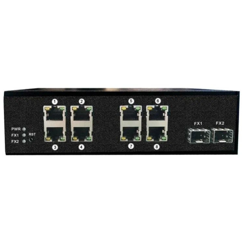 Коммутатор Osnovo (SW-60802/IC) 8x100Mb 2SFP 8PoE 200W неуправляемый