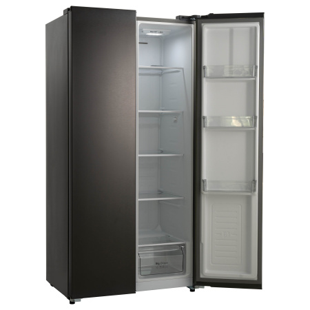 Холодильник Бирюса SBS 400 DI Темная нерж