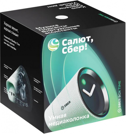 Тв-Медиацентр Sberдевайсы Sberbox Time Белый