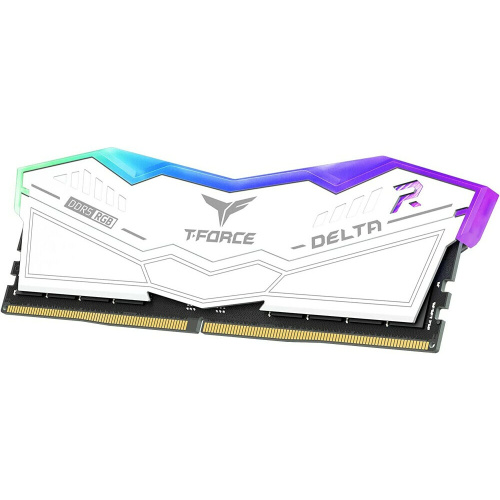 ОЗУ TEAMGROUP T-Force Delta RGB 32GB (FF4D532G7200HC34ADC01) (2x16GB) DDR5 7200MHz CL34 (34-42-42-84) 1.4V / White