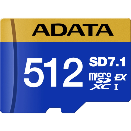 Карта памяти A-DATA UD512GEX3L1-C microSD 512GB Premier Extreme microSDXC SD7.1 Express card Class 10 UHS-I U3 V30S 800/700 MB/s