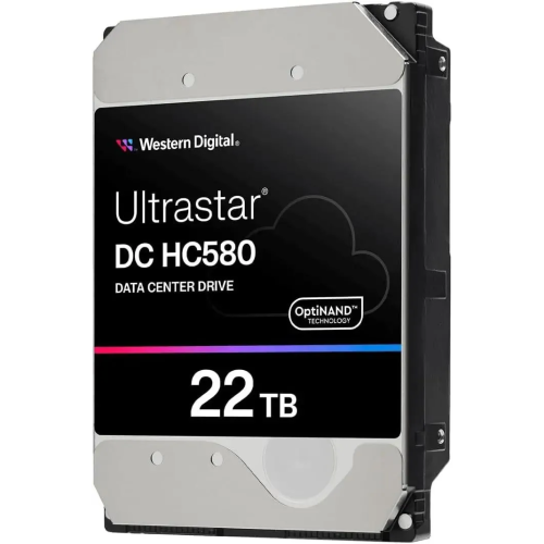 HDD WD Ultrastar DC HC580 (WUH722422ALE6L4) (0f48278), 22ТБ, SATA III, 3.5"