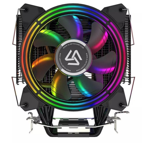 Кулер Alseye H120D Universal, TDP 200W, Heat Pipe:O6mm 6pcs, 800-2000RPM, 11.6-35.3dB(A), RGB, RTL